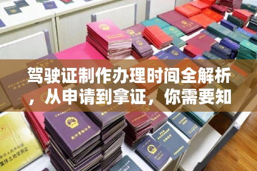 雨山驾驶证制作办理时间全解析，从申请到拿证，你需要知道的一切