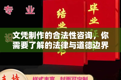 雨山文凭制作的合法性咨询，你需要了解的法律与道德边界