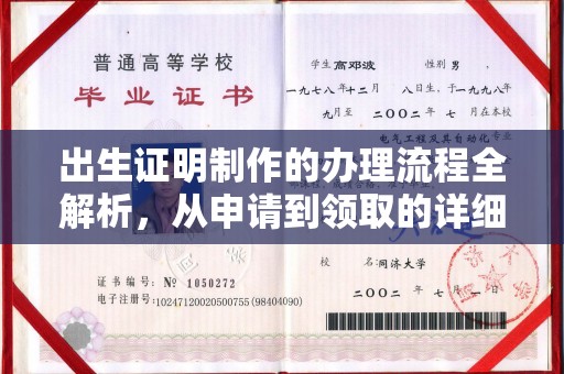 雨山出生证明制作的办理流程全解析，从申请到领取的详细指南